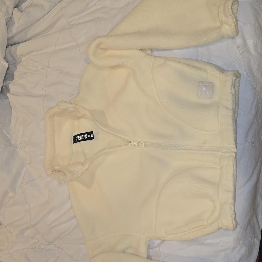 Gymshark Cream Teddy Jacket